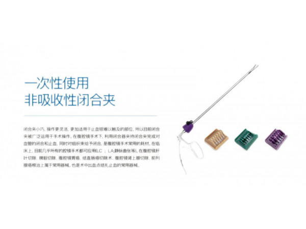 一次性使用非吸收性閉合夾