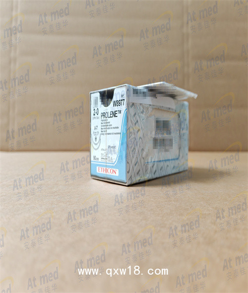 愛惜康   聚丙烯不可吸收縫合線 W8977