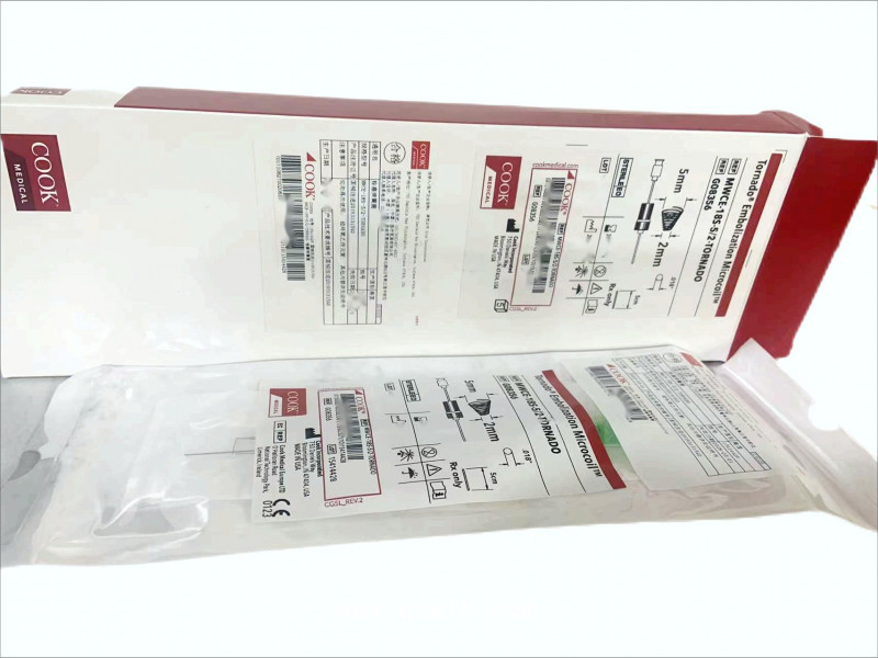 庫(kù)克 栓塞彈簧圈（Tornado） MWCE-18S-5/2-TORNADO