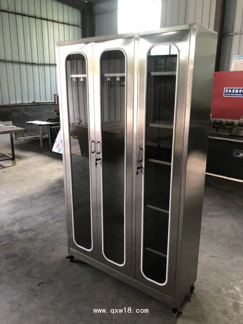 山東欣雨辰醫(yī)療 不銹鋼導管柜 可定制不銹鋼推車櫥柜