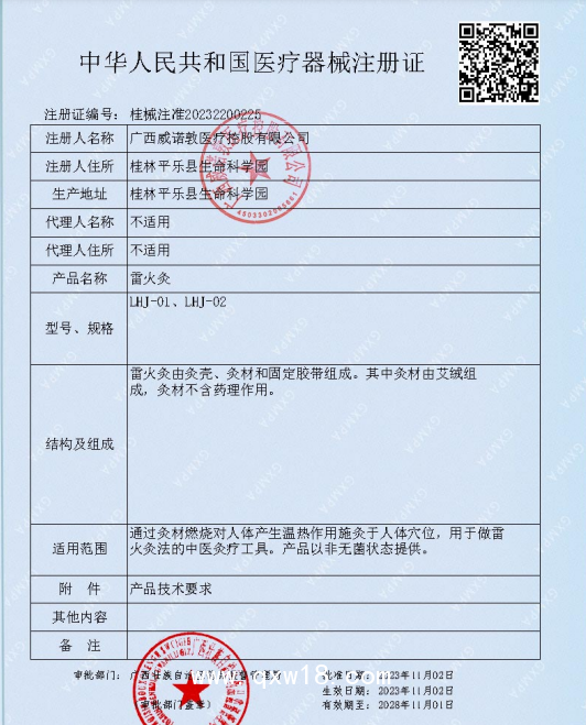 雷火灸/灸療器具