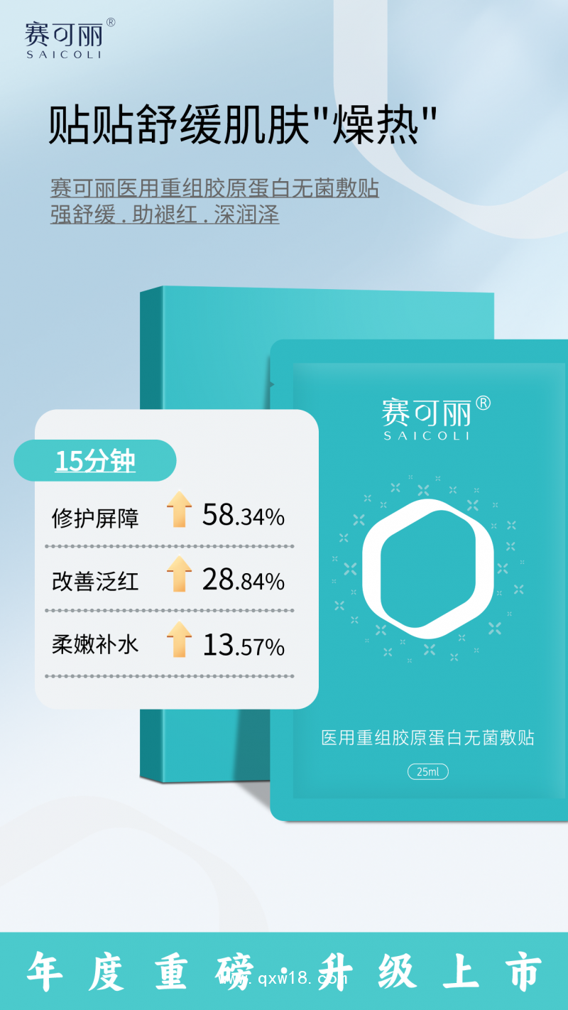 賽可麗醫(yī)用重組膠原蛋白無菌敷貼（面膜）
