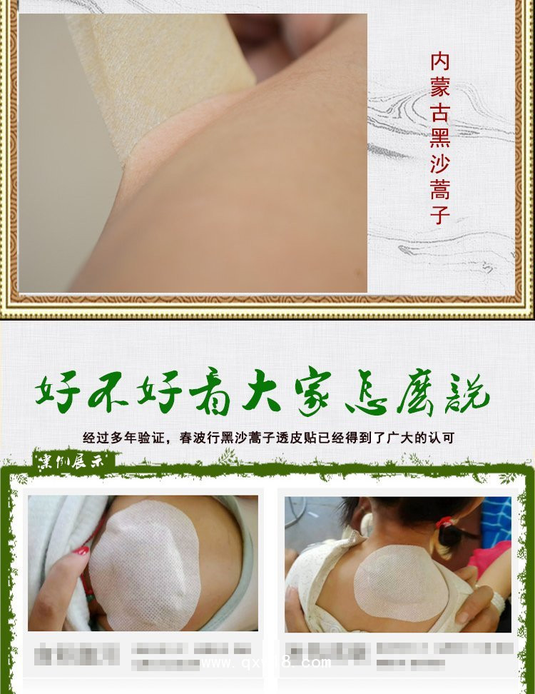 沙蒿子透皮貼定制定做貼牌代加工OEM