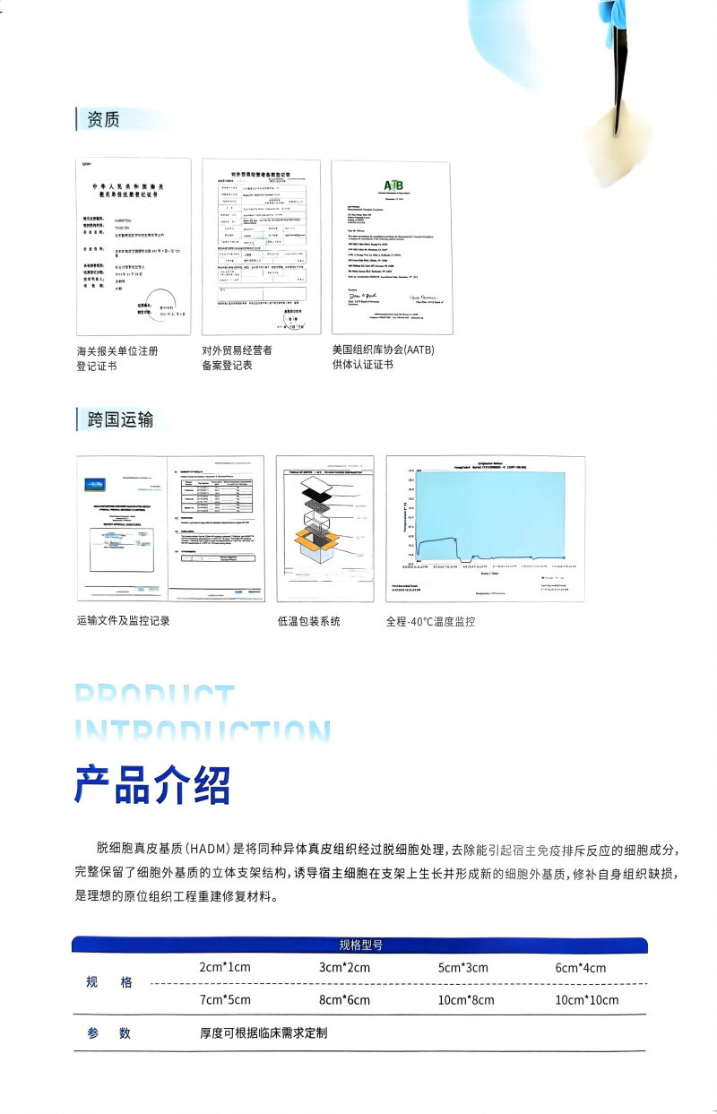 脫細胞異體真皮基質(zhì)軟組織補片