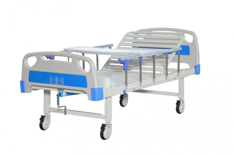 方管單搖護(hù)理床，醫(yī)療床，手搖式病床