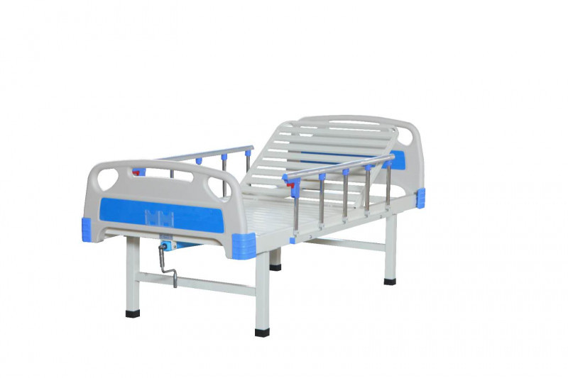 方管單搖護(hù)理床，醫(yī)療床，手搖式病床