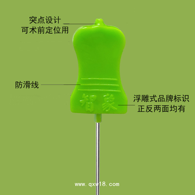 【智象牌小針刀】一次性無(wú)菌小針刀 加大針柄 持握方便100支裝綠柄雙刃口鋒利針刀