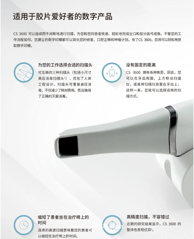 銳珂 口內(nèi)掃描儀CS 3600