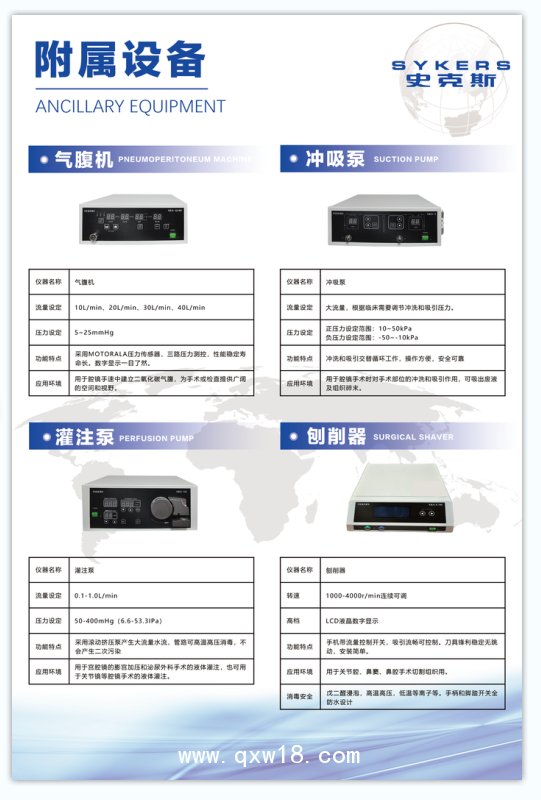 灌注泵、氣腹機(jī)、沖吸泵、動(dòng)力系統(tǒng)