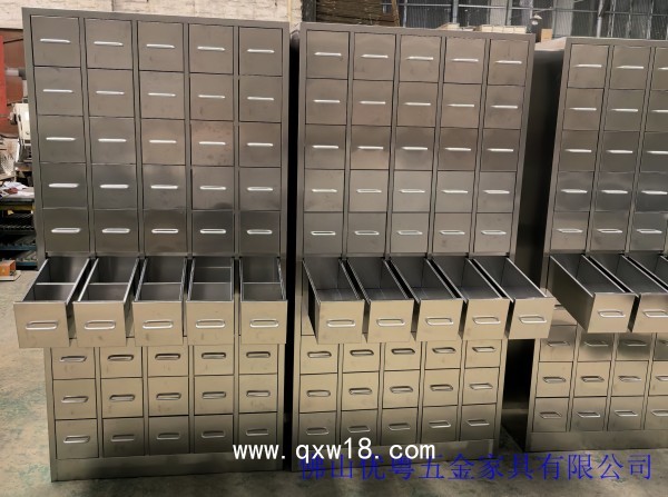 佛山市定做不銹鋼藥品柜西藥藥品柜304中藥飲片柜工廠供貨