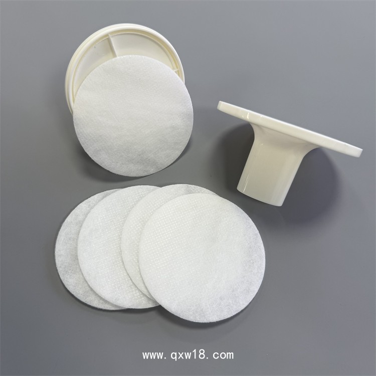 廠家直銷肺功能儀吹嘴過濾膜 過濾棉 咬嘴過濾器過濾棉片