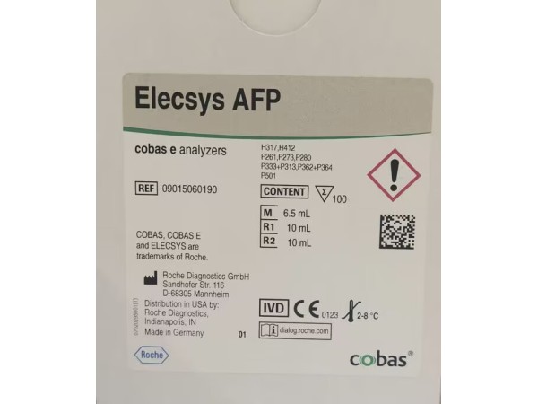 羅氏 Roche AFP 甲胎蛋白檢測(cè)試劑盒(電化學(xué)發(fā)光法）型號(hào)：9015060190