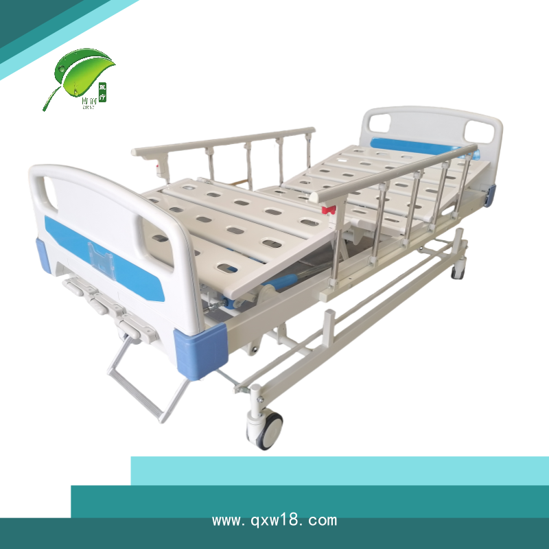 手動三搖病床 沖孔醫(yī)用護理床