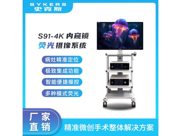 SYKERS 史克斯內(nèi)窺鏡 4K熒光內(nèi)窺鏡攝像系統(tǒng) 臺車 監(jiān)視器