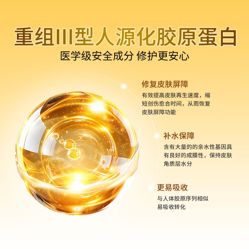 醫(yī)用重組Ⅲ型人源化膠原蛋白敷料貼