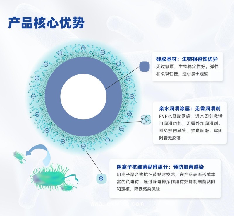 （重癥/泌尿）一次性使用陰離子涂層導(dǎo)尿管 無競品