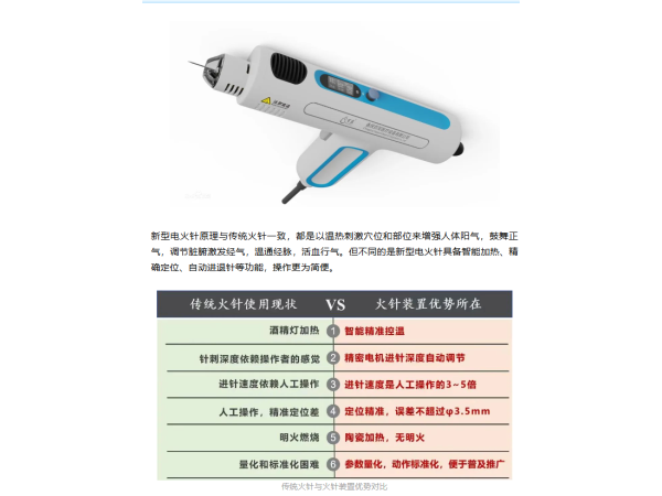 百笑新型電火針 火針裝置 智能型 深度可控 進針快速