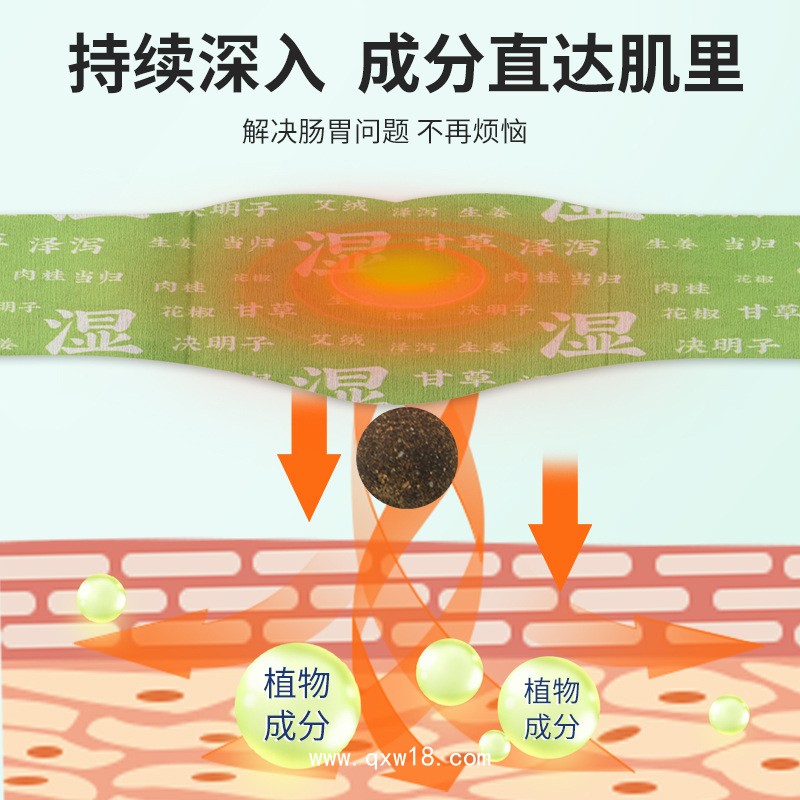 電商同款燃燃炫腹貼  腰腹肚臍貼艾灸草本減肥瘦身貼大肚貼 貼牌加工