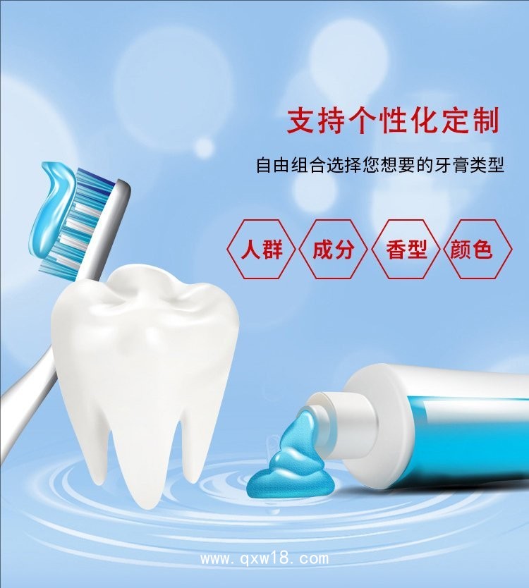 牙膏代加工廠家/二類械字號(hào)妝字號(hào)文號(hào)齊全，成人兒童牙膏OEM貼牌代加工