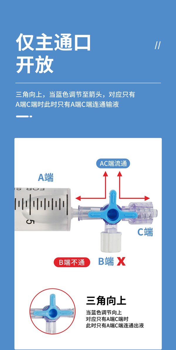 一次性使用三通閥輸液接頭三通管三類滅菌廠家直供